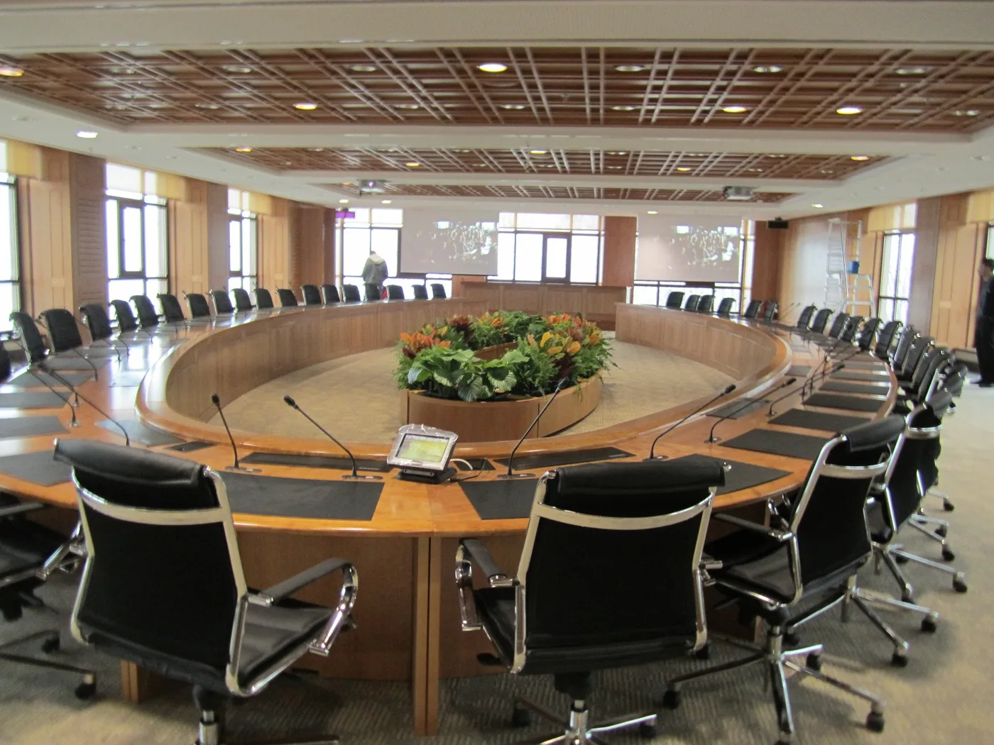 Koç University board of trustees meeting room